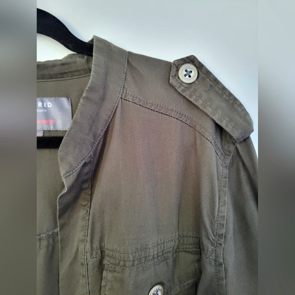 Torrid Size 12 Khaki Drawstring Jacket - Picture 4 of 7